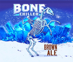 Bone Chiller Brown Ale Craft Beer from Sierra Blanca Brewery NM
