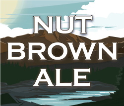 Bone Chiller Brown Ale Craft Beer from Sierra Blanca Brewery NM