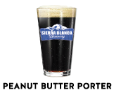 Peanut Butter Porter Craft Beer by Sierra Blanca Brewing NM